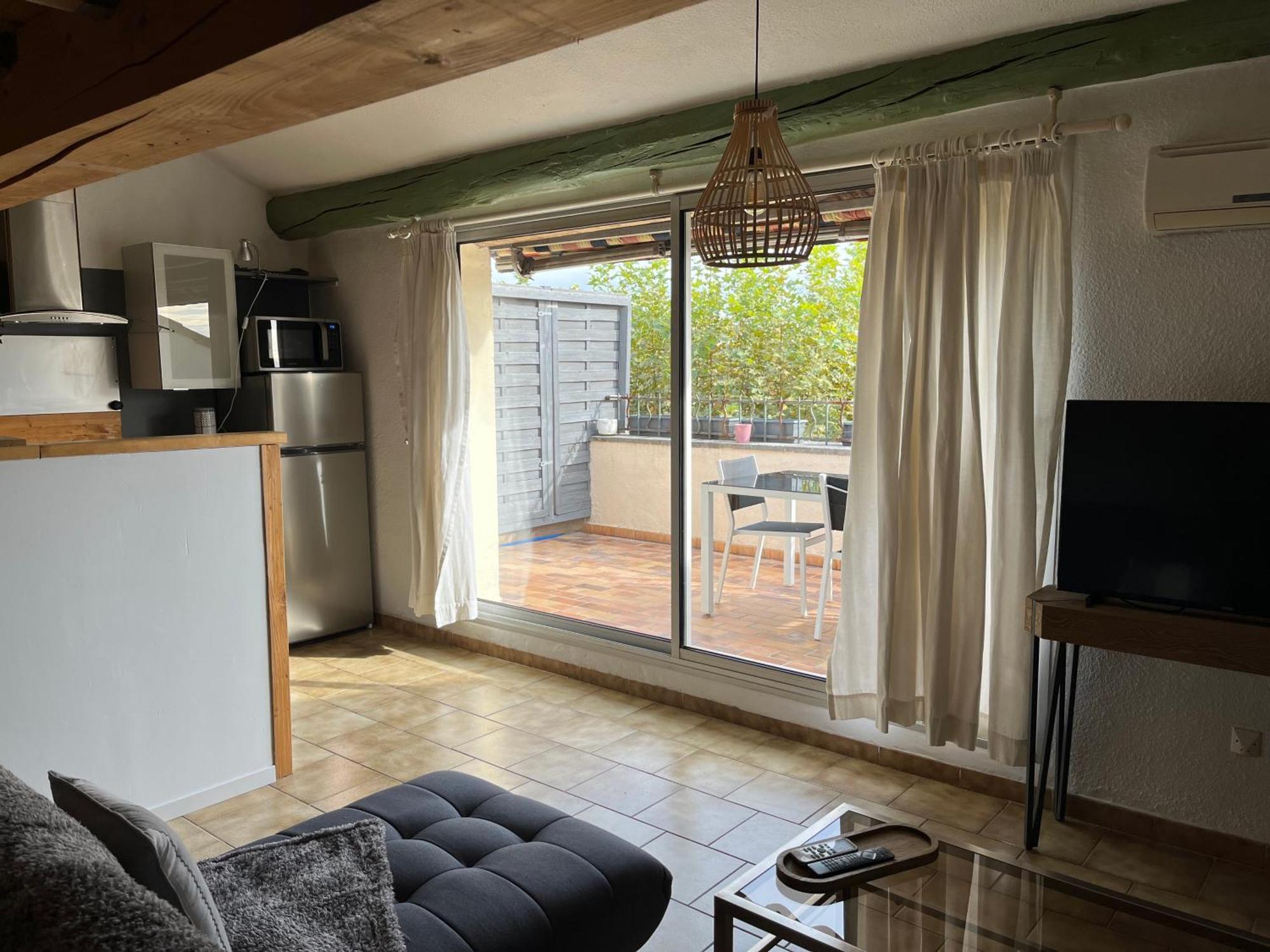 Duplex Lumineux Sur Gde Terrasse, Balneo Double, Parking Prive, Clim, Local Velos Entraigues-sur-la-Sorgue Екстериор снимка