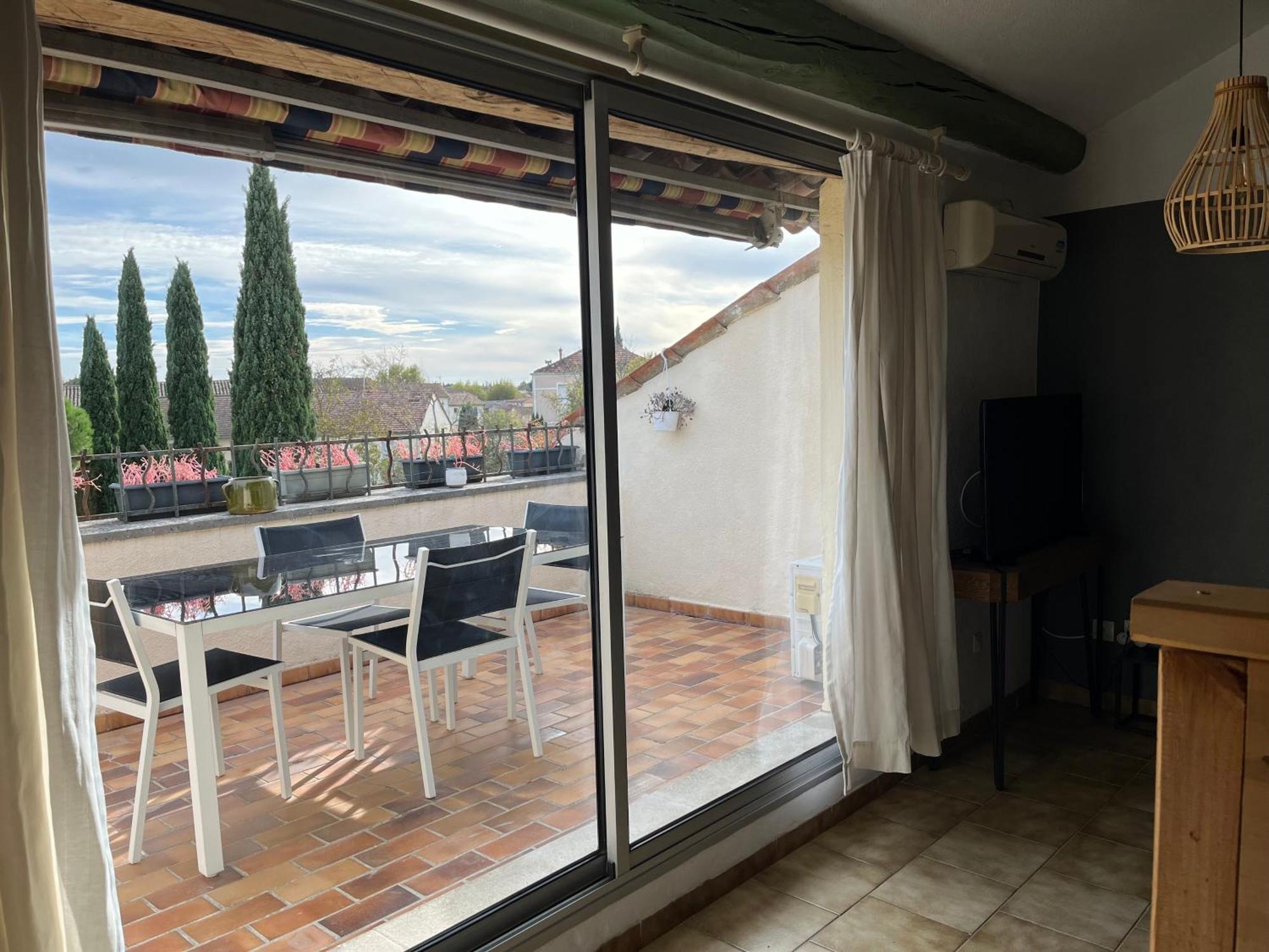 Duplex Lumineux Sur Gde Terrasse, Balneo Double, Parking Prive, Clim, Local Velos Entraigues-sur-la-Sorgue Екстериор снимка
